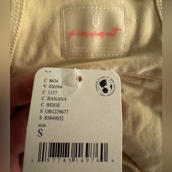 NWT Free People Movement Hot Shot Onesie - Banana Yellow - S - Picture 8 of 8